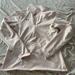 Under Armour Soft Pink Zip Pullover